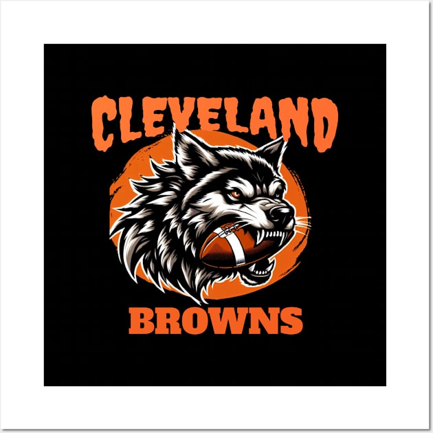 CLEVELAND BROWNS Wall Art by Imaginate